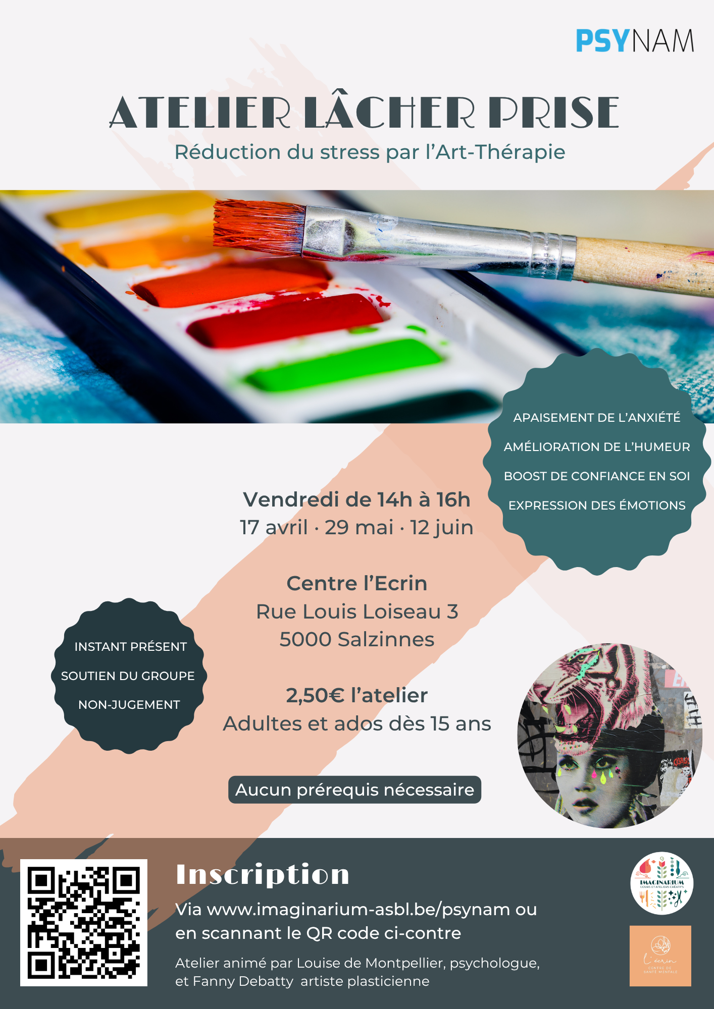 Atelier lâcher-prise : réduction du stress par l'art-thérapie