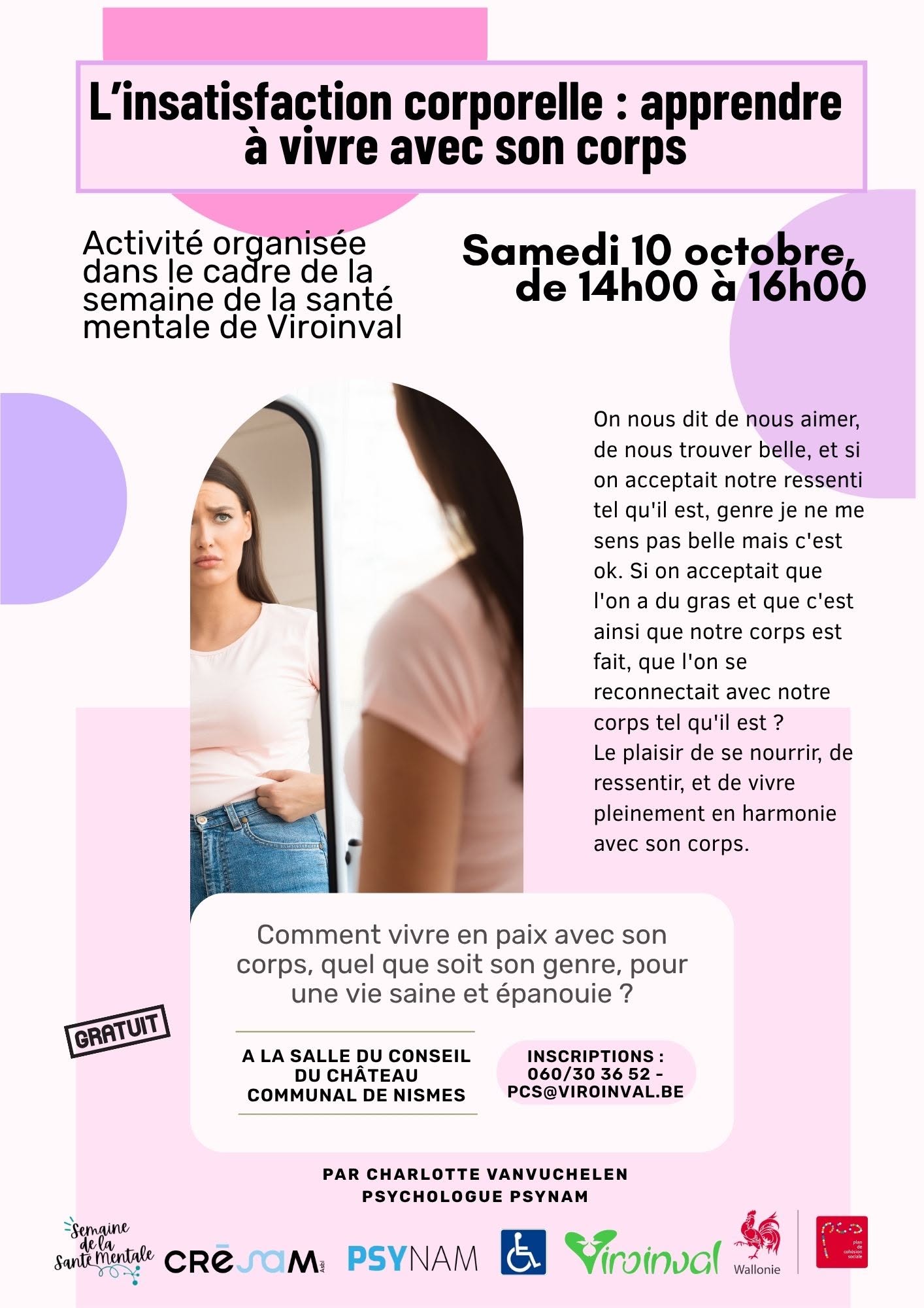 Atelier autour de l’insatisfaction corporelle