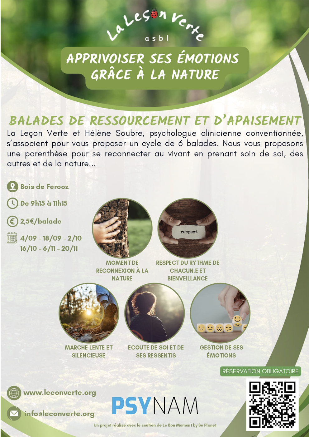 Apprivoiser ses émotions grâce à la nature