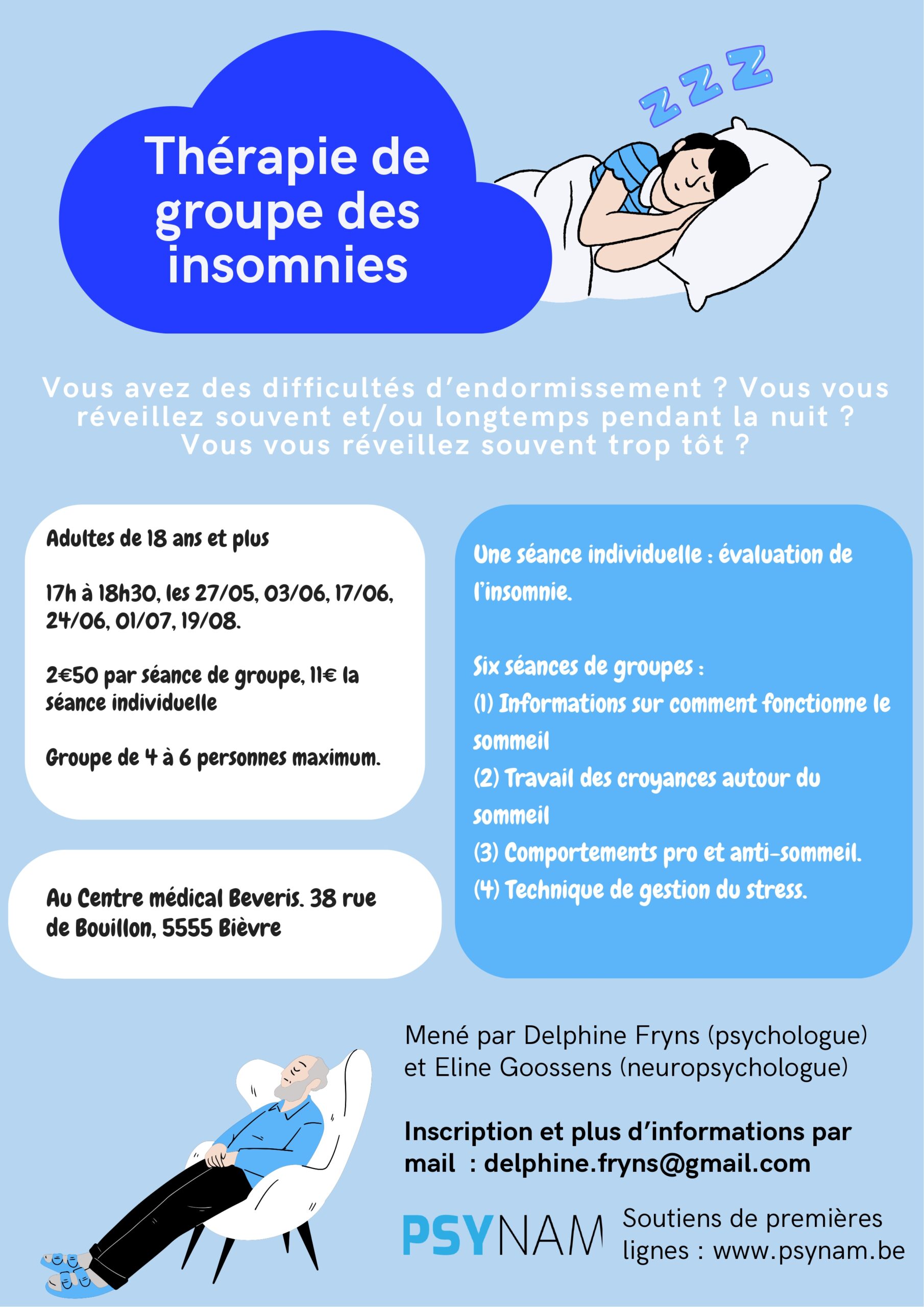 Thérapie de groupe des insomnies