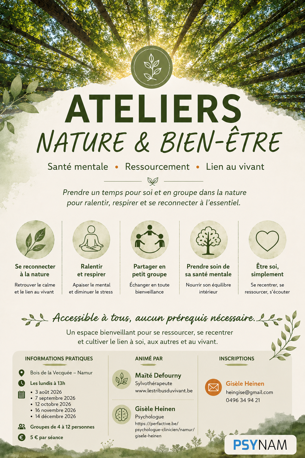 Atelier thérapeutique nature et bien-être 