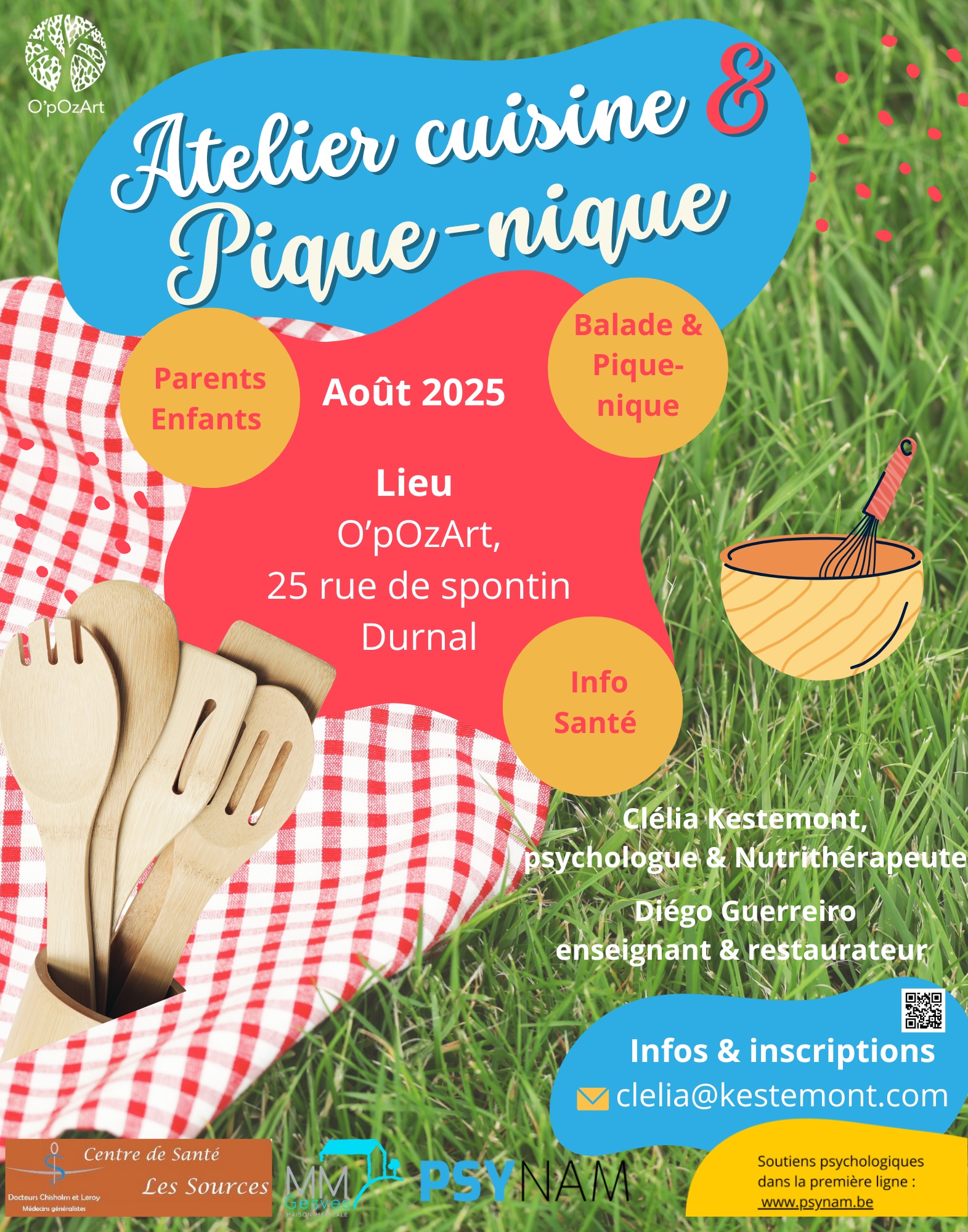 Cuisinons, apprenons, partageons ! Le pique-nique santé de l'été
