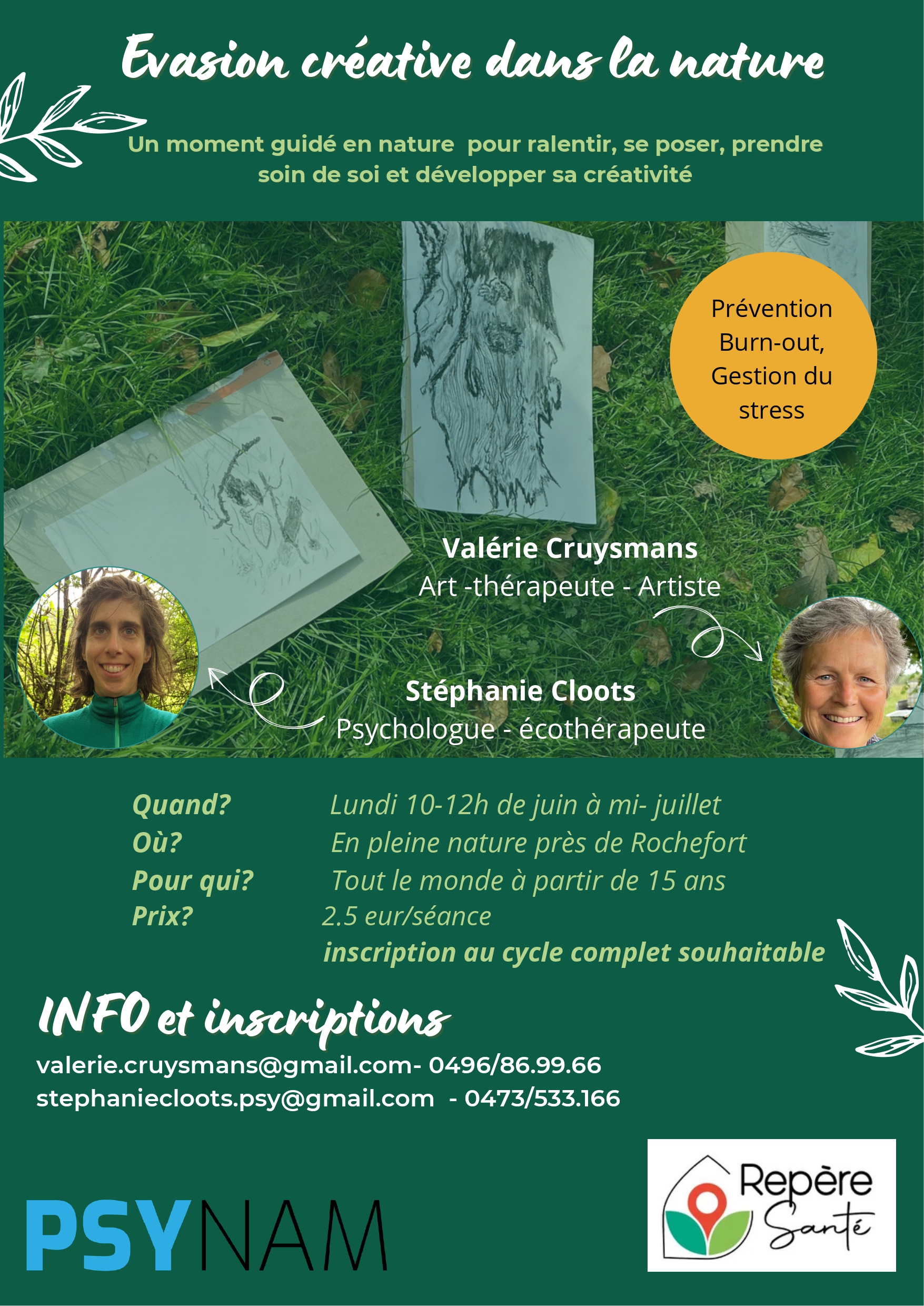 Evasion créative dans la nature