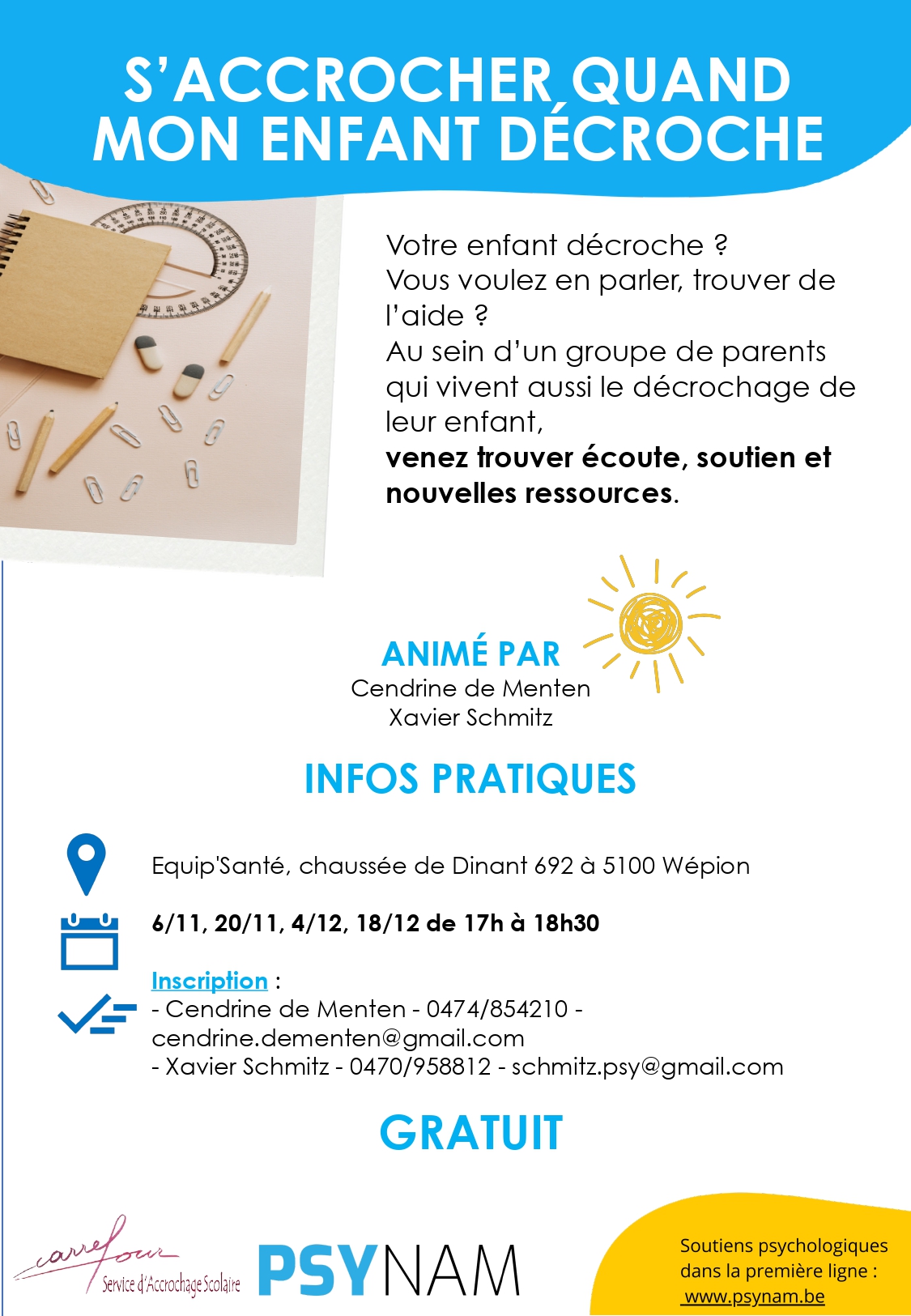 S'accrocher quand mon enfant décroche