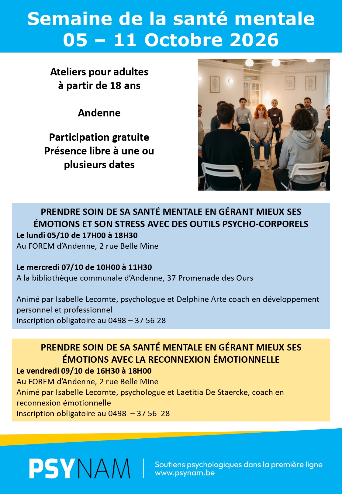 Prenons soin de notre santé mentale
